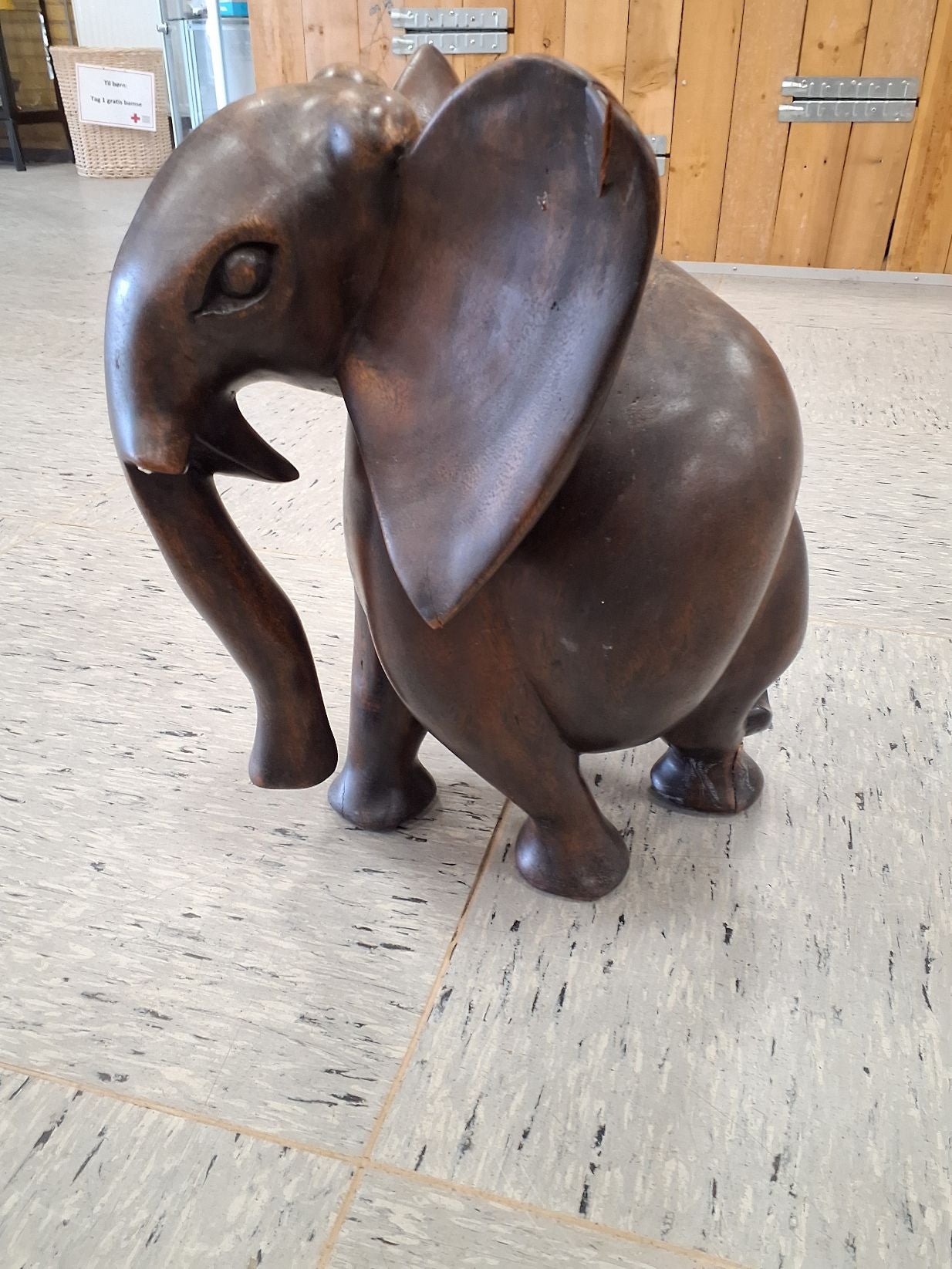 Stor træ elefant massiv